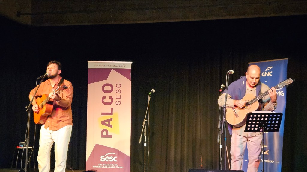 Pedro Cezar e Ivan Vilela se apresentam no Palco Sesc, em Pouso&nbsp;Alegre